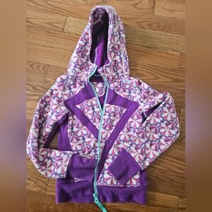 Girls Iviva purple hoodie sz 7
